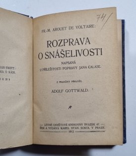 Rozprava o snášenlivosti I. + II. díl