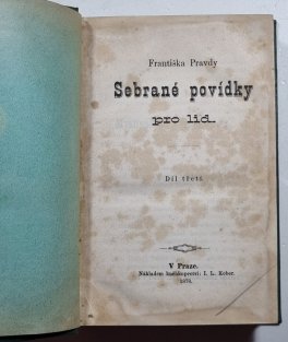 Františka Pravdy Sebrané povídky pro lid 3