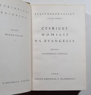 Čtyřicet homilií na evangelia