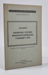 Organisace státního národohospodářského plánování v ČSR - 