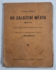 Od založení města kniha XXI. k potřebě žáků středních škol - 