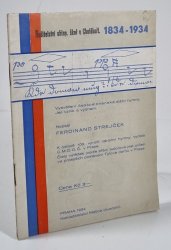 Kde domov můj? 1834-1934 - 