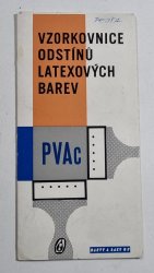Vzorkovnice odstínů latexových barev PVAc - 