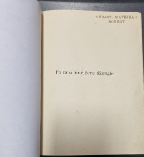 Po neznámé řece džungle