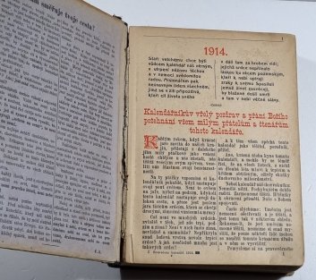 Pane, zůstaň s námi, neb se připozdívá - Kalendář pro staré i mladé 1914