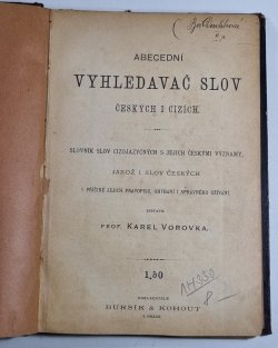 Abecední vyhledavač slov českých i cizích
