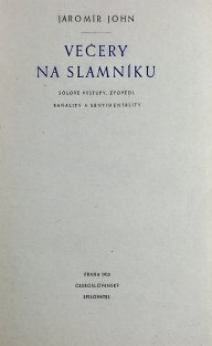 Večery na slamníku