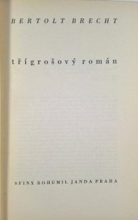 Třígrošový román