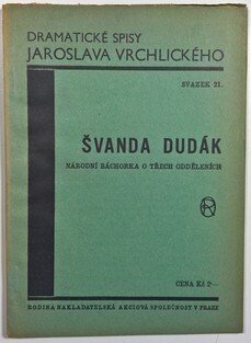 Švanda dudák (národní báchorka o třech odděleních)