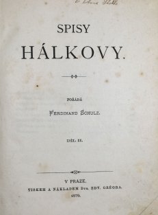 Spisy Hálkovy