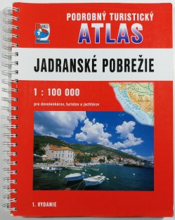 Jadranské pobrežie - Podrobný turistický atlas 1:100 000