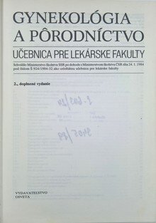 Gynekológia a porodníctvo (slovensky)