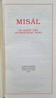 Misál na každý den liturgického roku