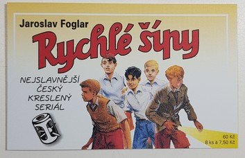Rychlé šípy - sešitek poštovních známek