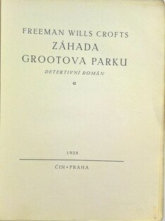 Záhada Grootova parku