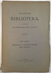 Morava v české hudbě XIX. století - Novočeská biblioteka