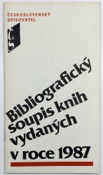 Bibliografický soupis knih vydaných v roce 1987 - 