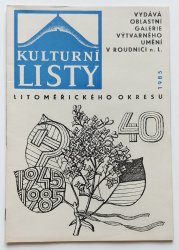 Kulturní listy litoměřického okresu 1985 - 