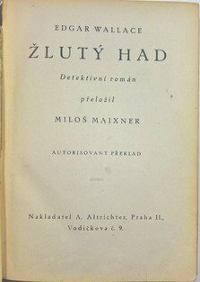 Žlutý had