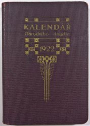Kalendář Národního divadla 1922 - 