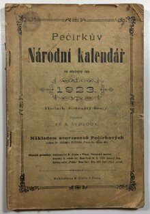 Pečírkův Národní kalendář 1923