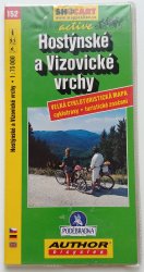 mapa - SC 152 - Hostýnské a Vizovické vrchy - Velká cykloturistická mapa 1:75 000