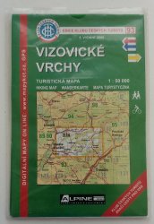 KČT 93 - Vizovické Vrchy - 1:50 000