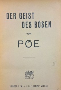 Der Geist des Bösen