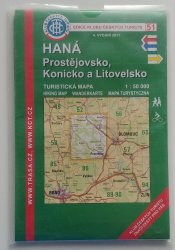 mapa - KČT 51 - Haná - Prostějovsko, Konicko a Litovelsko - 1:50 000