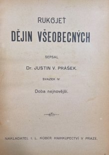 Rukojeť dějin všeobecných IV. - Doba novější