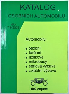 Katalog osobních automobilů 7-9/2005