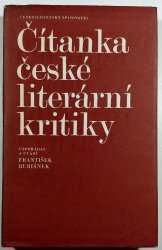 Čítanka české literární kritiky - 
