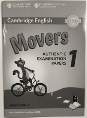 Cambridge English Movers 1 for Revised Exam from 2018 Answer Booklet Authentic Examination Papers - 