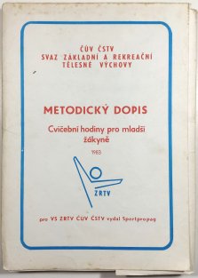 Metodický dopis - cvičební hodiny pro mladší žákyně
