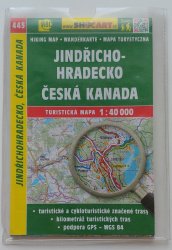 mapa - 445 - Jindřichohradecko/Česká Kanada - Turistická mapa 1:40 000