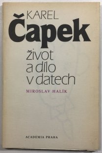 Karel Čapek život a dílo v datech