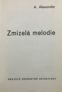 Zmizelá melodie