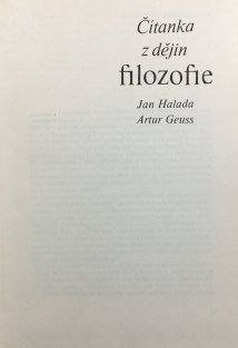 Čítanka z dějin filozofie 