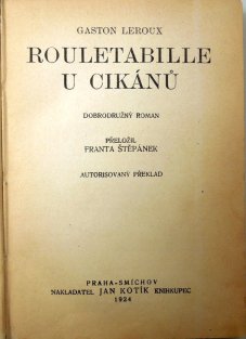 Rouletabille u Cikánů