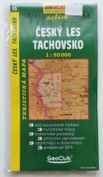 13 Český les, Tachovsko - Turistická mapa 1:50 000, Shocart Active