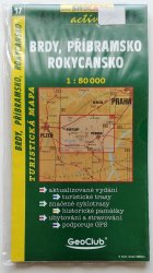 17 Brdy, Příbramsko, Rokycansko - Turistická mapa 1:50 000, Shocart Active