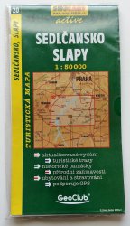 20 Sedlčansko, Slapy - Turistická mapa 1:50 000, Shocart Active