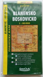 mapa - 56 - Blanensko/Boskovicko 1:50 000 - Turistická mapa 1:50 000, Shocart Active