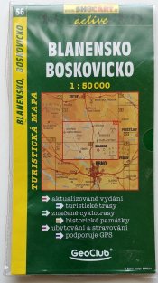 mapa - 56 - Blanensko/Boskovicko 1:50 000