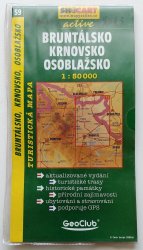 mapa - 59 - Bruntálsko/Krnovsko/Osoblažsko - Turistická mapa 1:50 000, Shocart Active