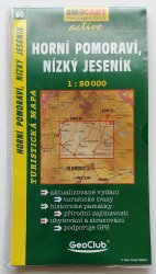 mapa - 60 - Horní Pomoraví/Nízký Jeseník 1:50 000 - Turistická mapa 1:50 000, Shocart Active