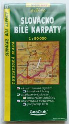 mapa - 72 - Slovácko/Bílé Karpaty 1:50 000 - Turistická mapa 1:50 000, Shocart Active