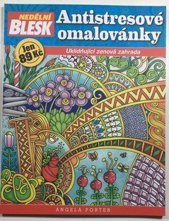 Antistresové omalovánky - uklidňující zenová zahrada