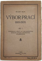 Výbor prací 1889-1909 dílu I. část 2. - 