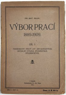 Výbor prací 1889-1909 dílu I. část 2.